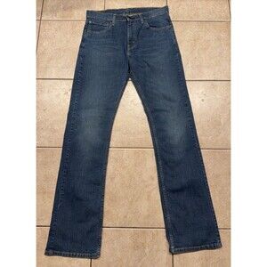 Levis Jeans Mens 34x34 527 Blue Slim Bootcut Medium Wash Casual Comfort Denim